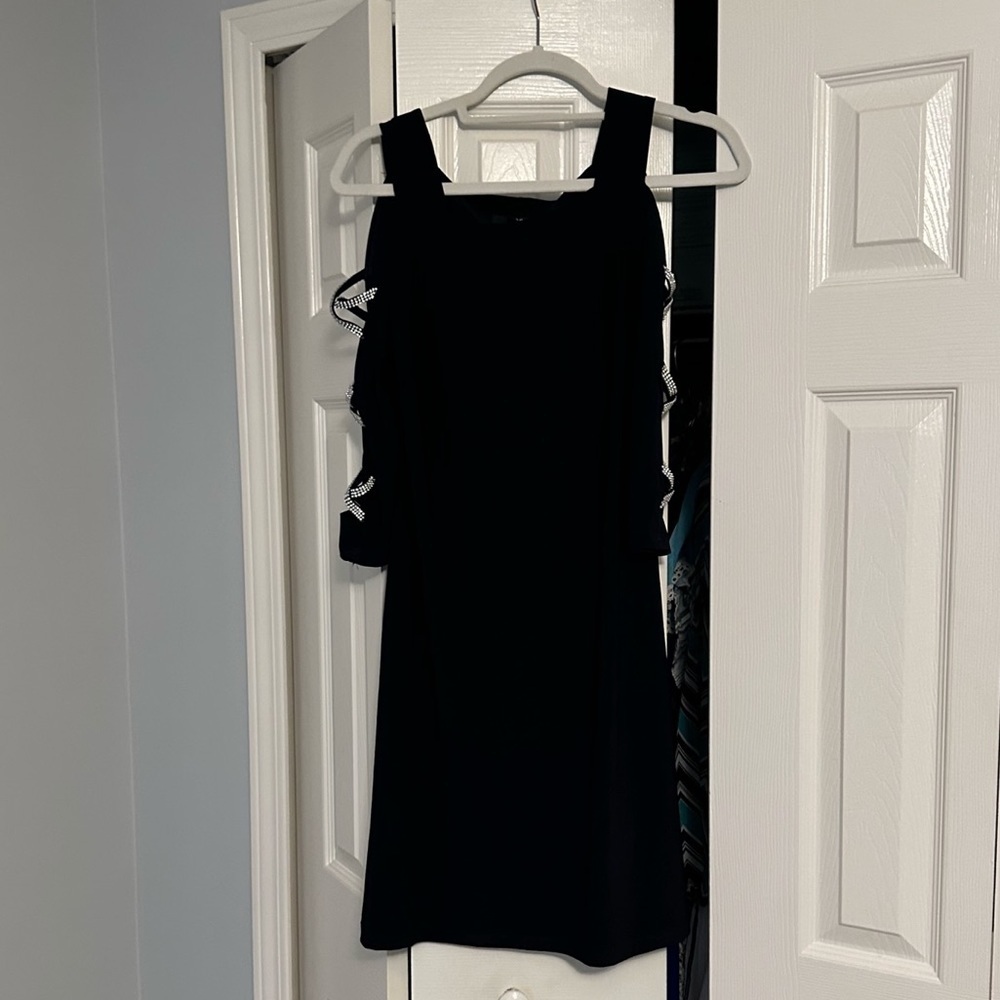 JBS Black & Rhinestone Dress